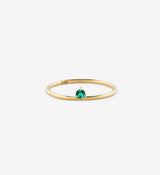 Floating Emerald Ring 0.05