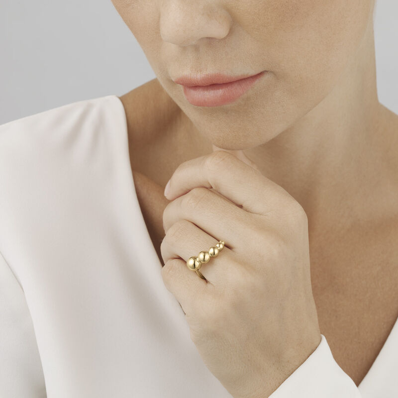 Small Moonlight Grapes 18K Gold Ring