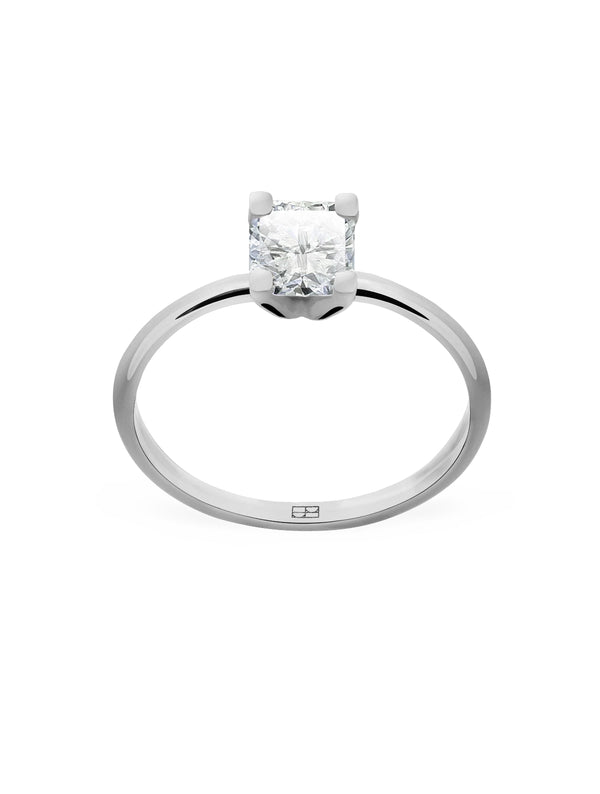Promise N°10 18K Hvidguld Ring m. Diamanter