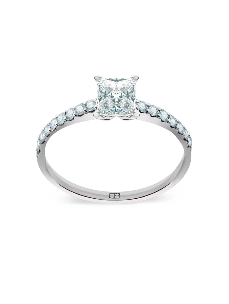 Promise N°11 18K White Gold Ring w. Diamonds
