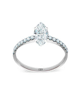 Promise N°17 18K Hvidguld Ring m. Diamanter