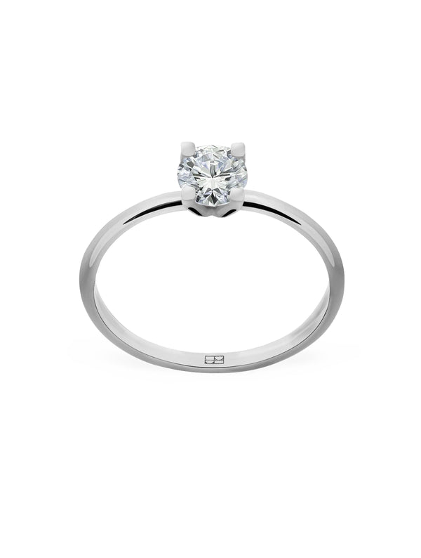 Promise N°1 18K White Gold Ring w. Diamond