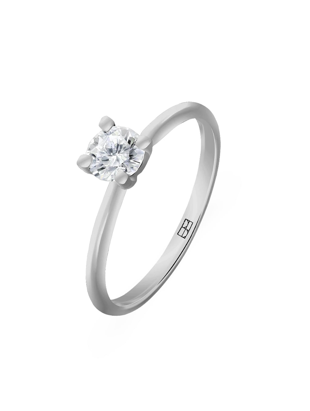 Promise N°1 18K White Gold Ring w. Diamond
