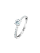 Promise N°6 18K White Gold Ring w. Diamonds