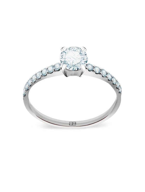 Promise N°7 18K Hvidguld Ring m. Diamanter