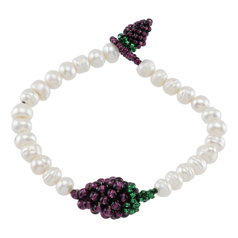 Pearly Grape Bracelet