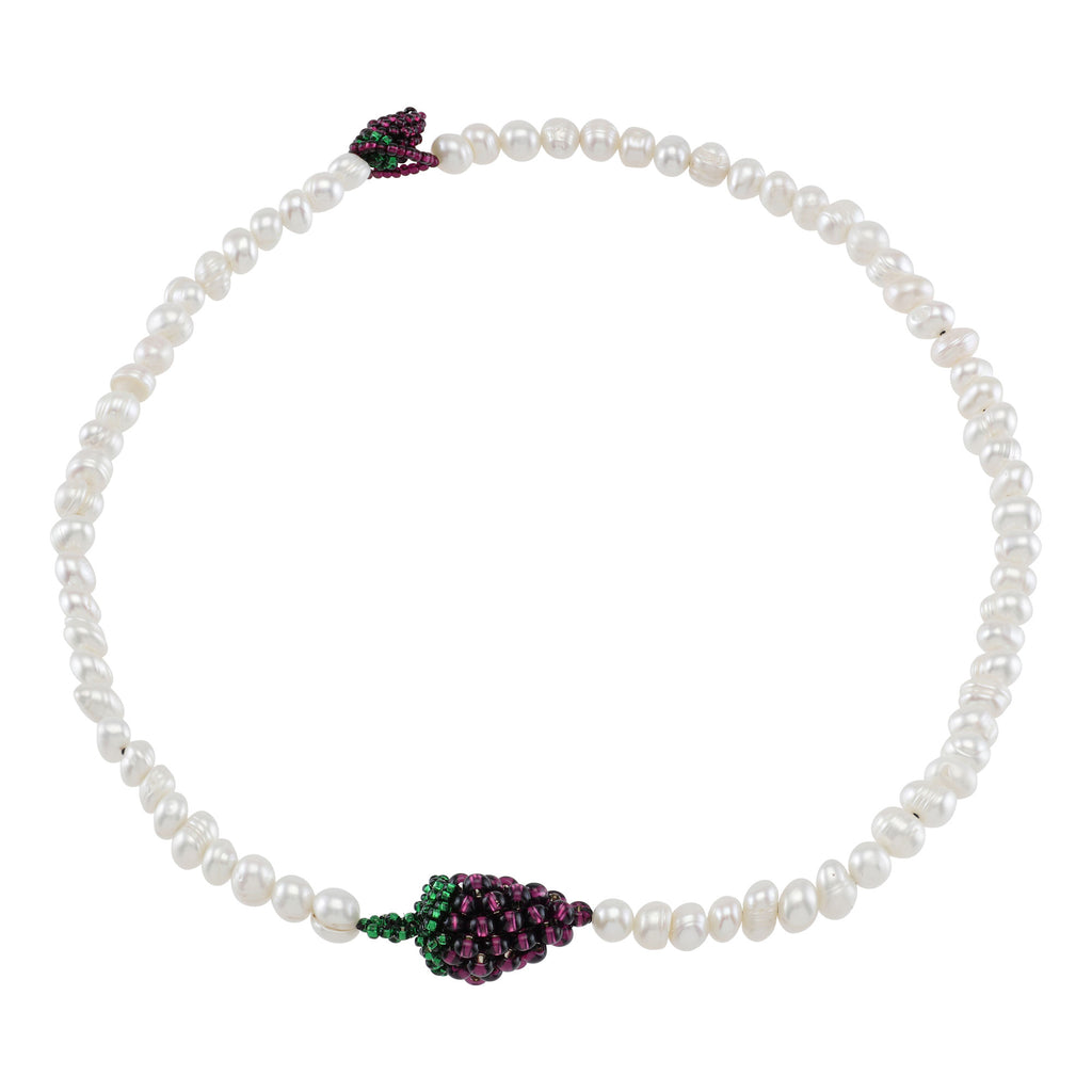 Pearly Grape Necklace