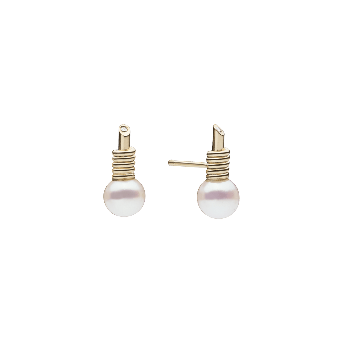 Pearl Studs Gold