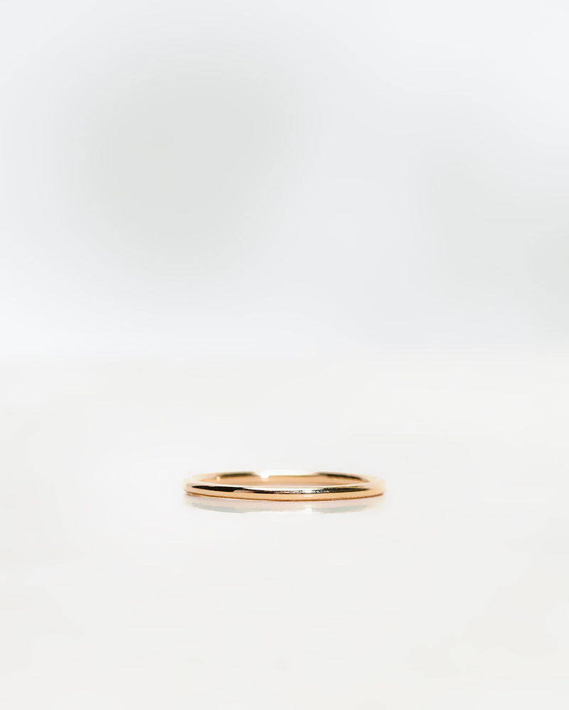 Rund Goldie 1.3 mm 18K Guld, Hvidguld eller Rosaguld Ring