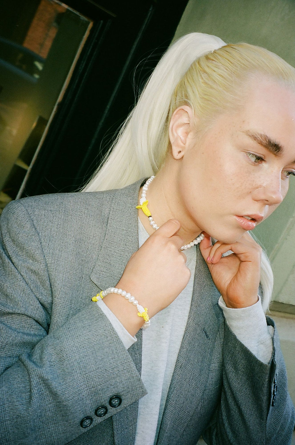 Pearly Banana Bracelet