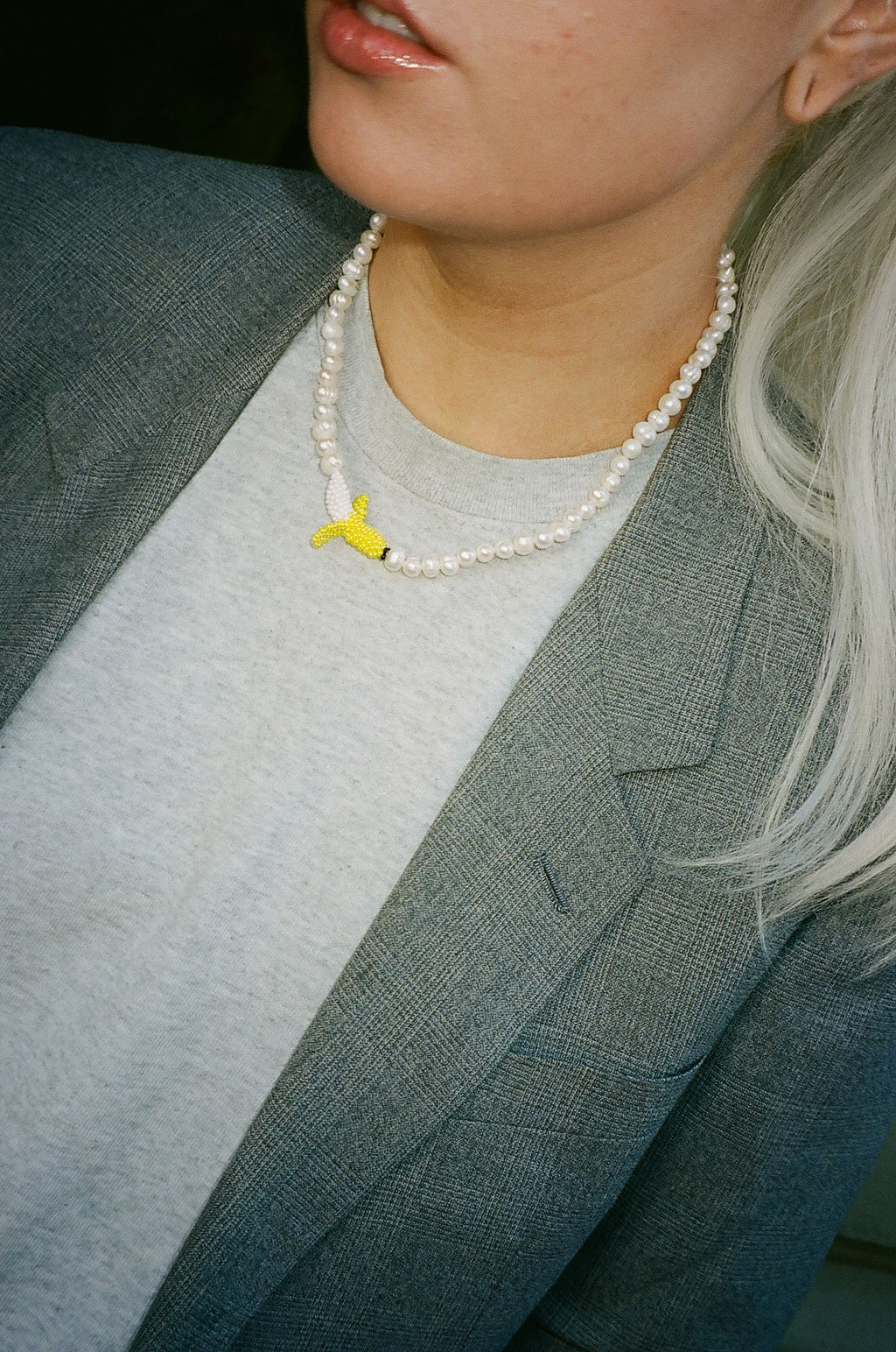 Pearly Banana Halskette