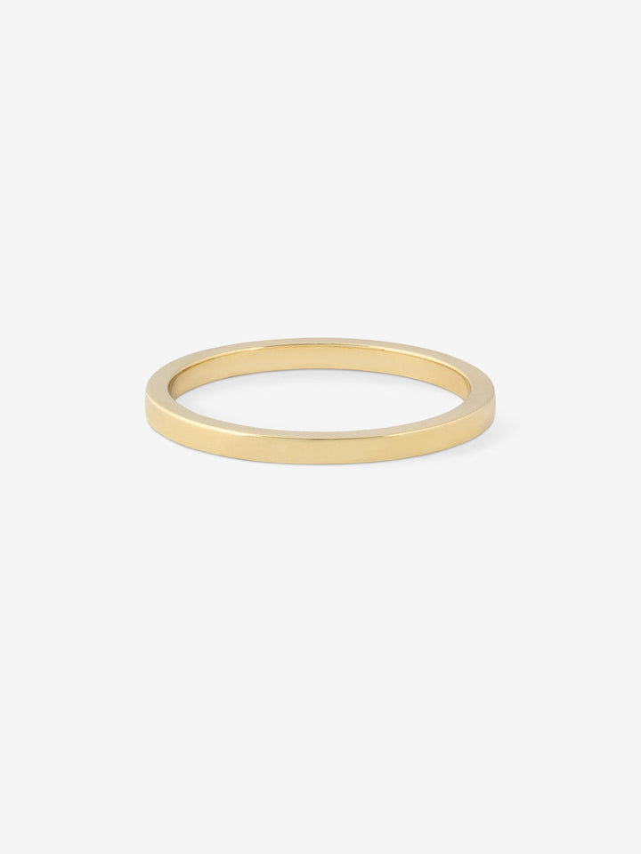 Stacking 1.5 14K Gold, Whitegold or Rosegold Ring