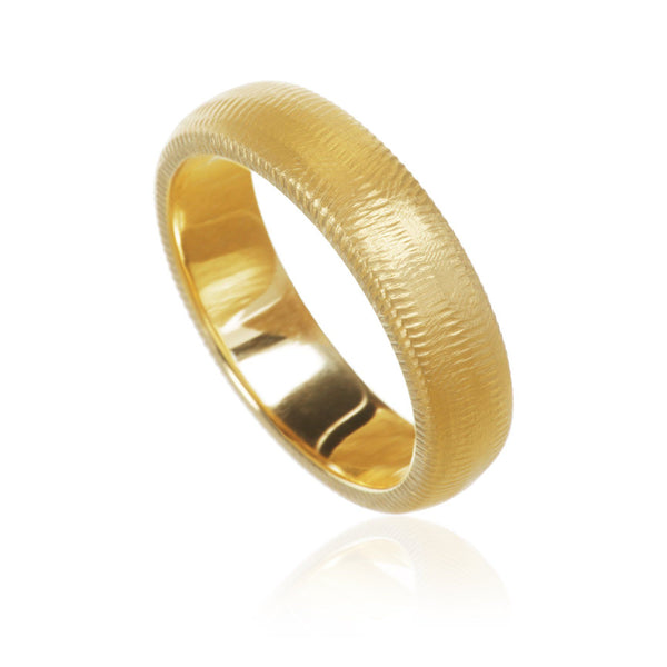 Curve 5.5 mm 18K Gold Ring