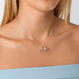 MOYEN Cupid 18K Whitegold Necklace w. Diamond