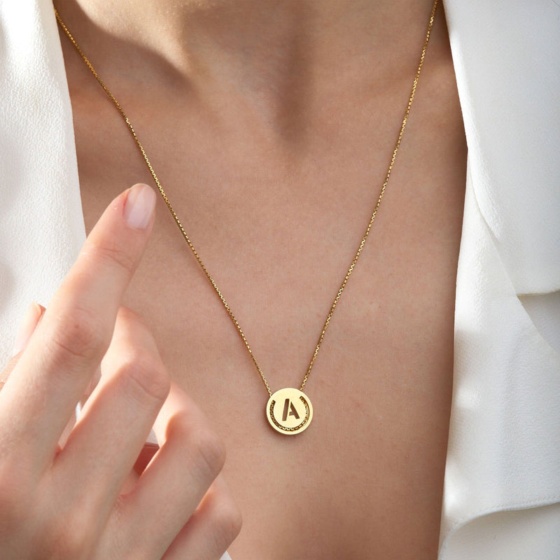 ABC's - S 18K Gold Plated Necklace