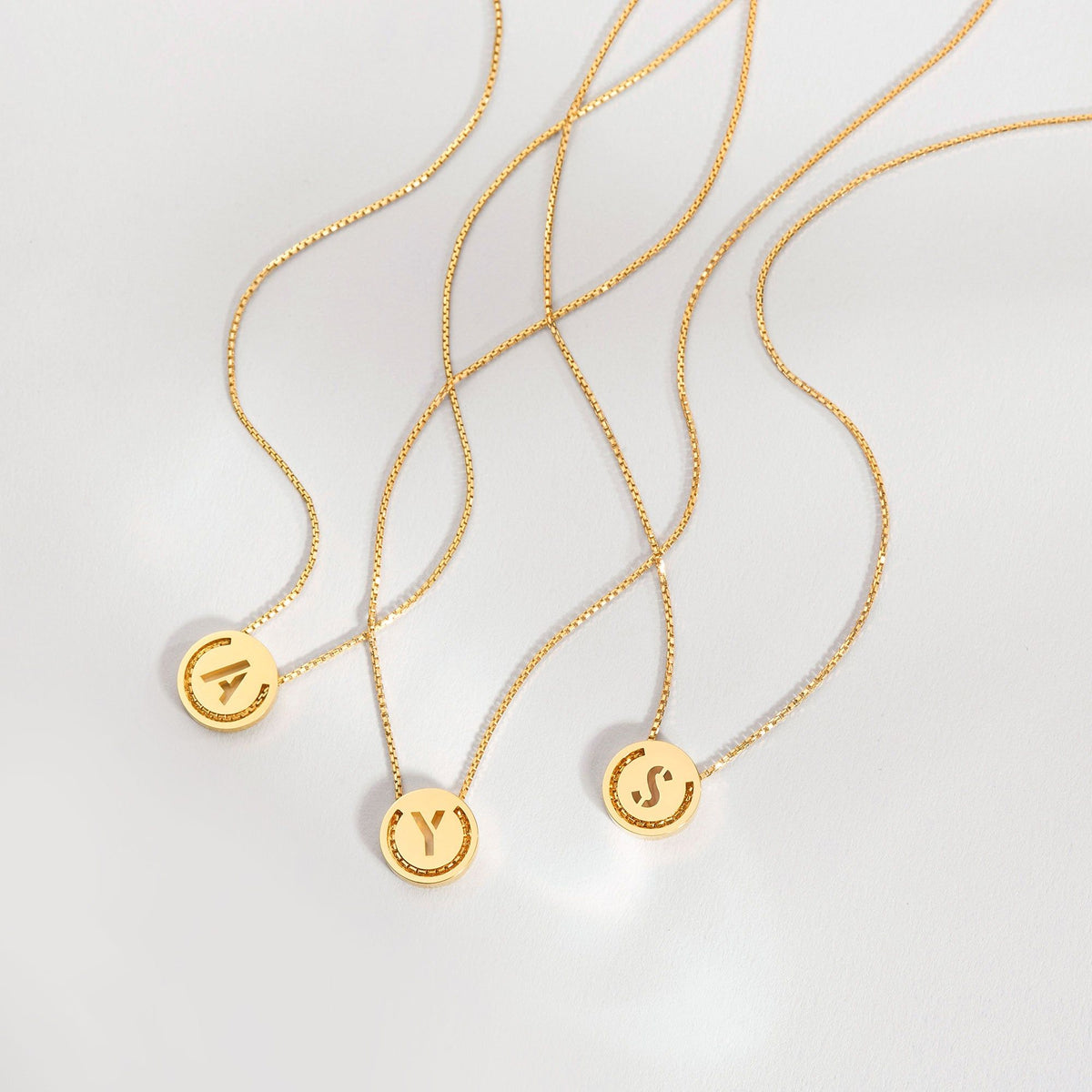 ABCs - D 18K Gold Plated Halskette