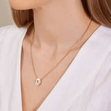 ABC's - R 18K Gold Plated Necklace