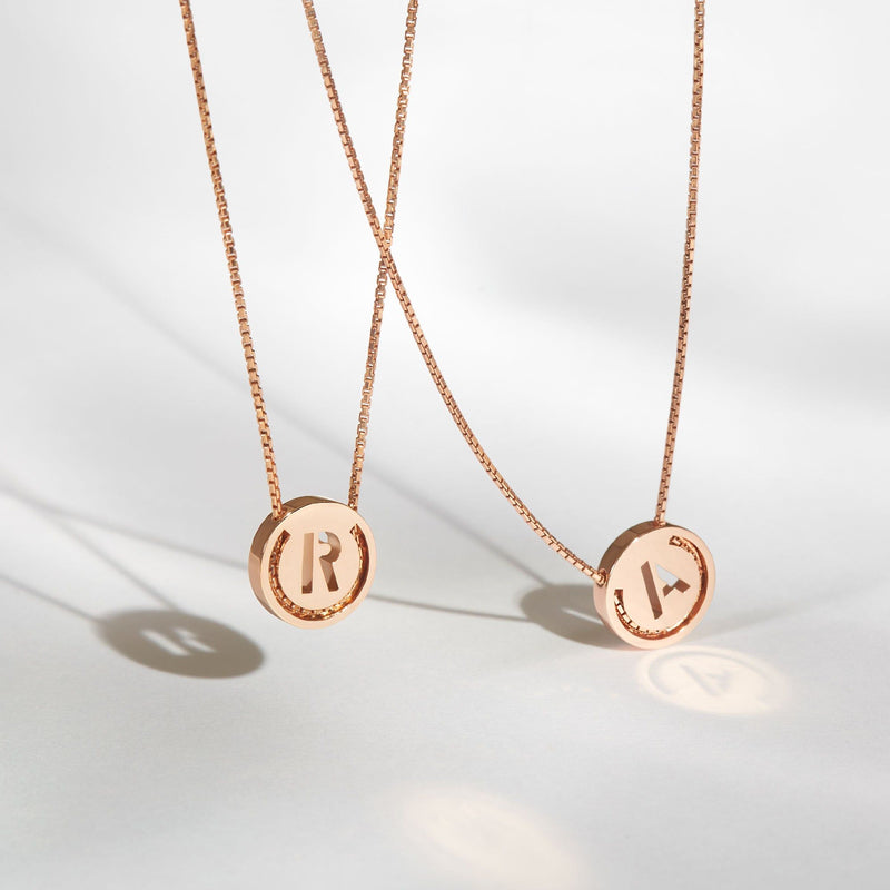 ABC's - L 18K Gold Plated Necklace