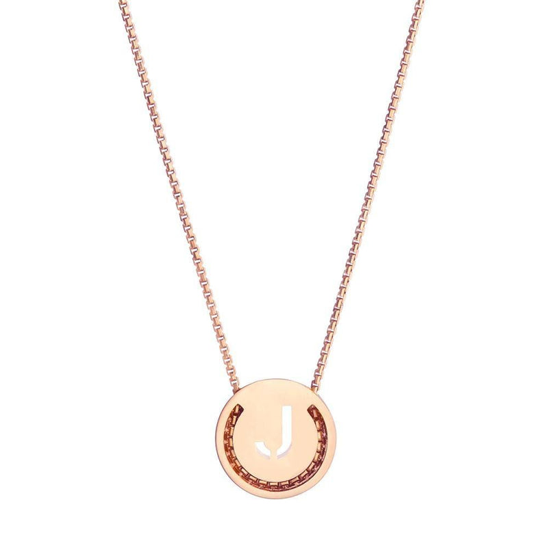 ABC's - J 18K Gold Plated Necklace
