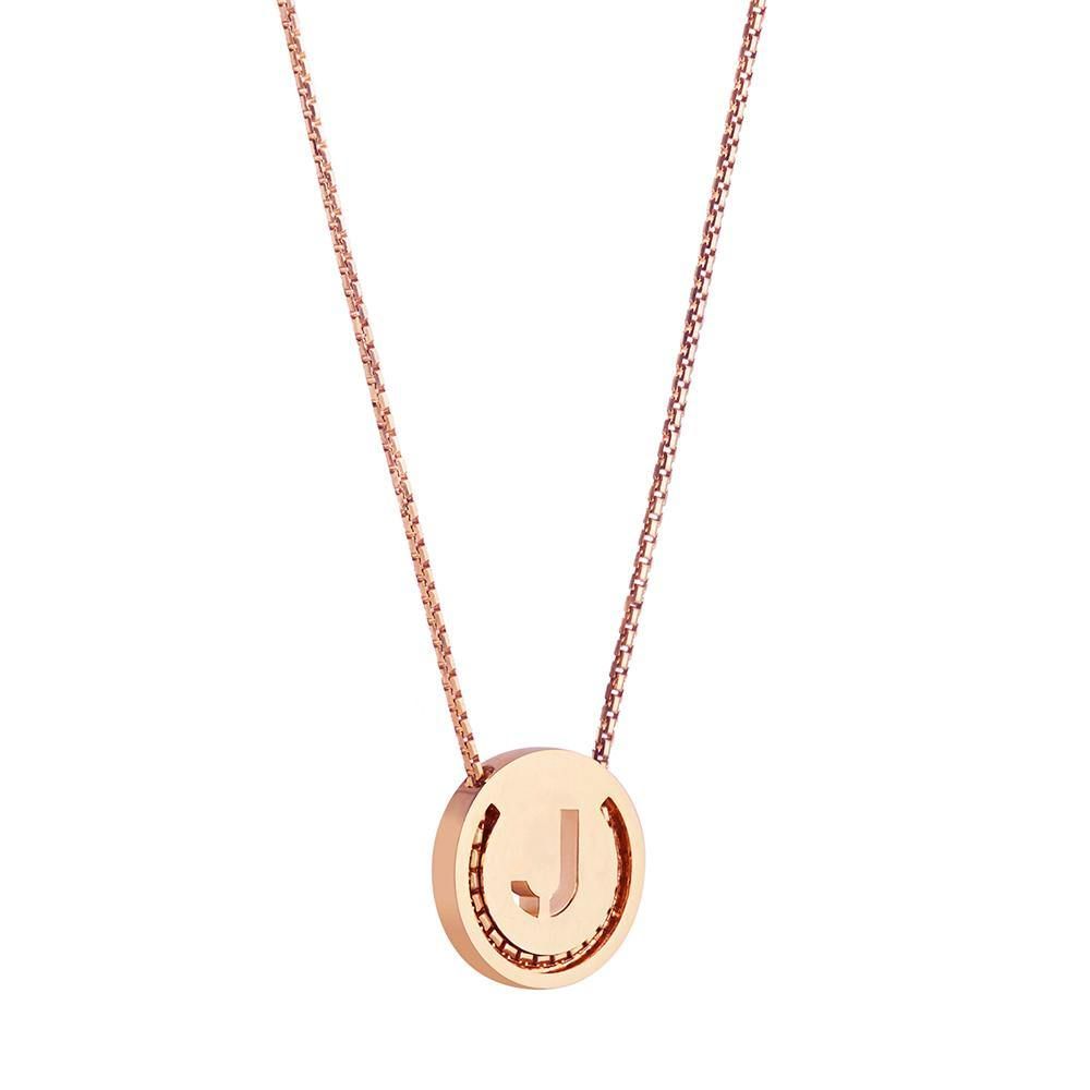 ABC's - J 18K Gold Plated Necklace
