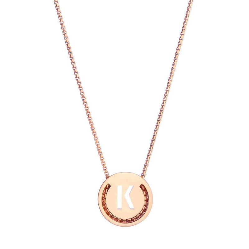 ABC's - K 18K Gold Plated Necklace