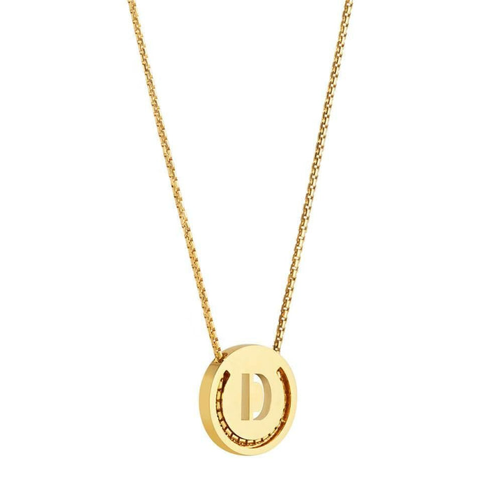 ABCs - D 18K Gold Plated Halskette