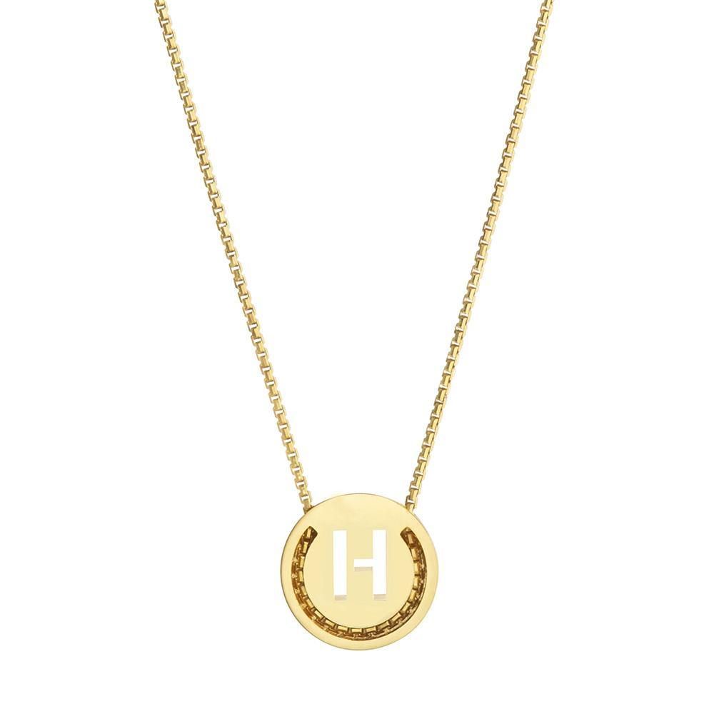 ABC's - H 18K Gold Platted Halskette