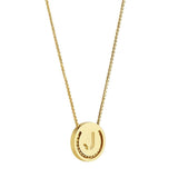 ABC's - J 18K Gold Plated Necklace