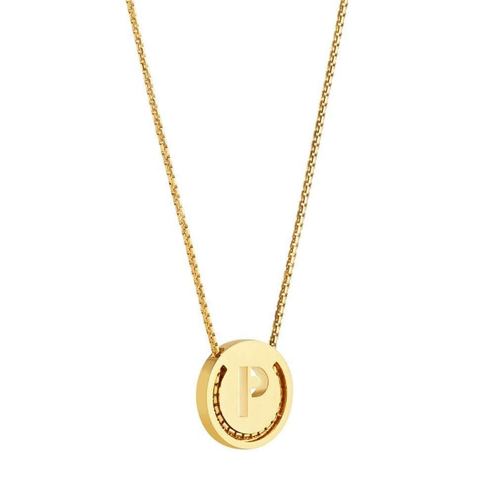 ABCs - P 18k Gold Plated Halskette
