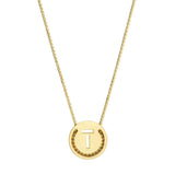 ABC's - T 18K Gold Plated Necklace