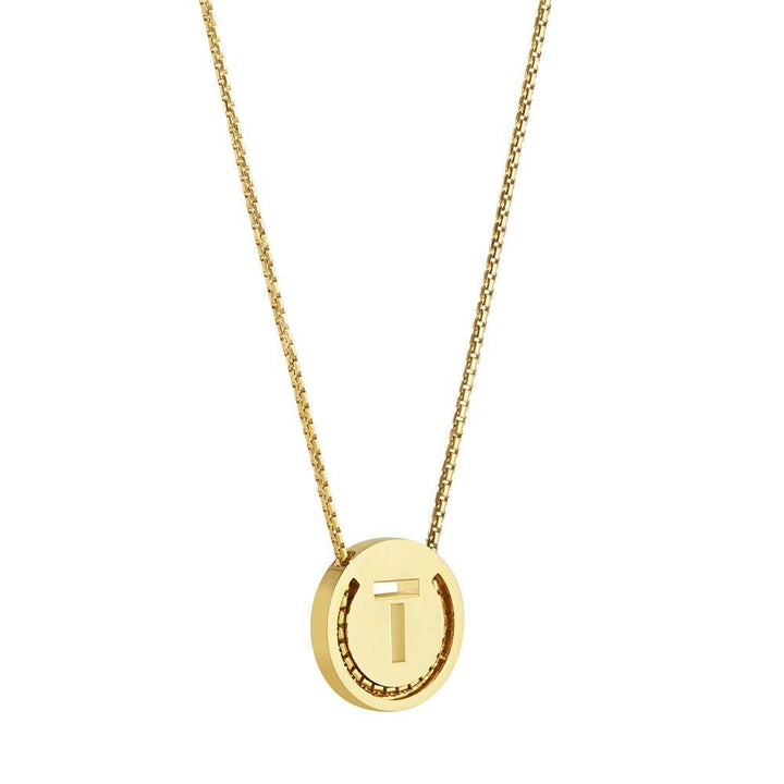 ABCs - T 18k Gold Plated Halskette
