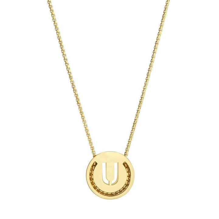 ABC's - U 18K Gold Plated Halskette