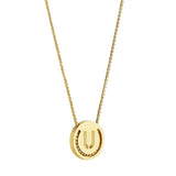 ABC's - U 18K Gold Plated Necklace