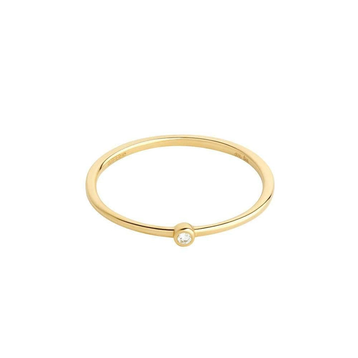 Astra Vega 18K Gold Ring w. Diamond