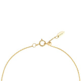 Cosmo UFO 18K Gold Plated Necklace w. Opal