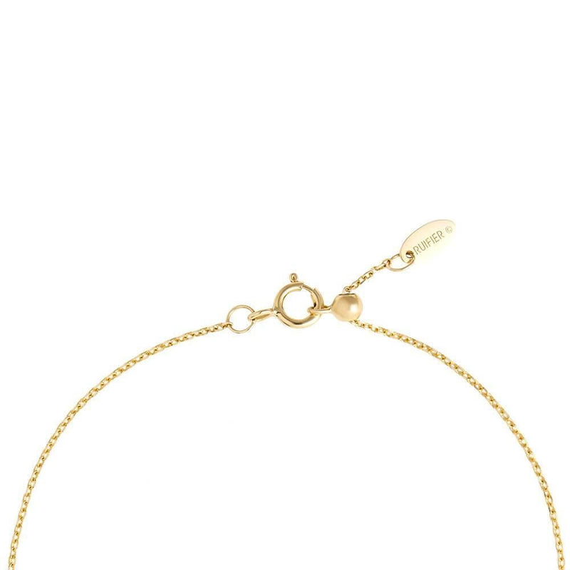 Cosmo UFO 18K Gold Plated Necklace w. Opal