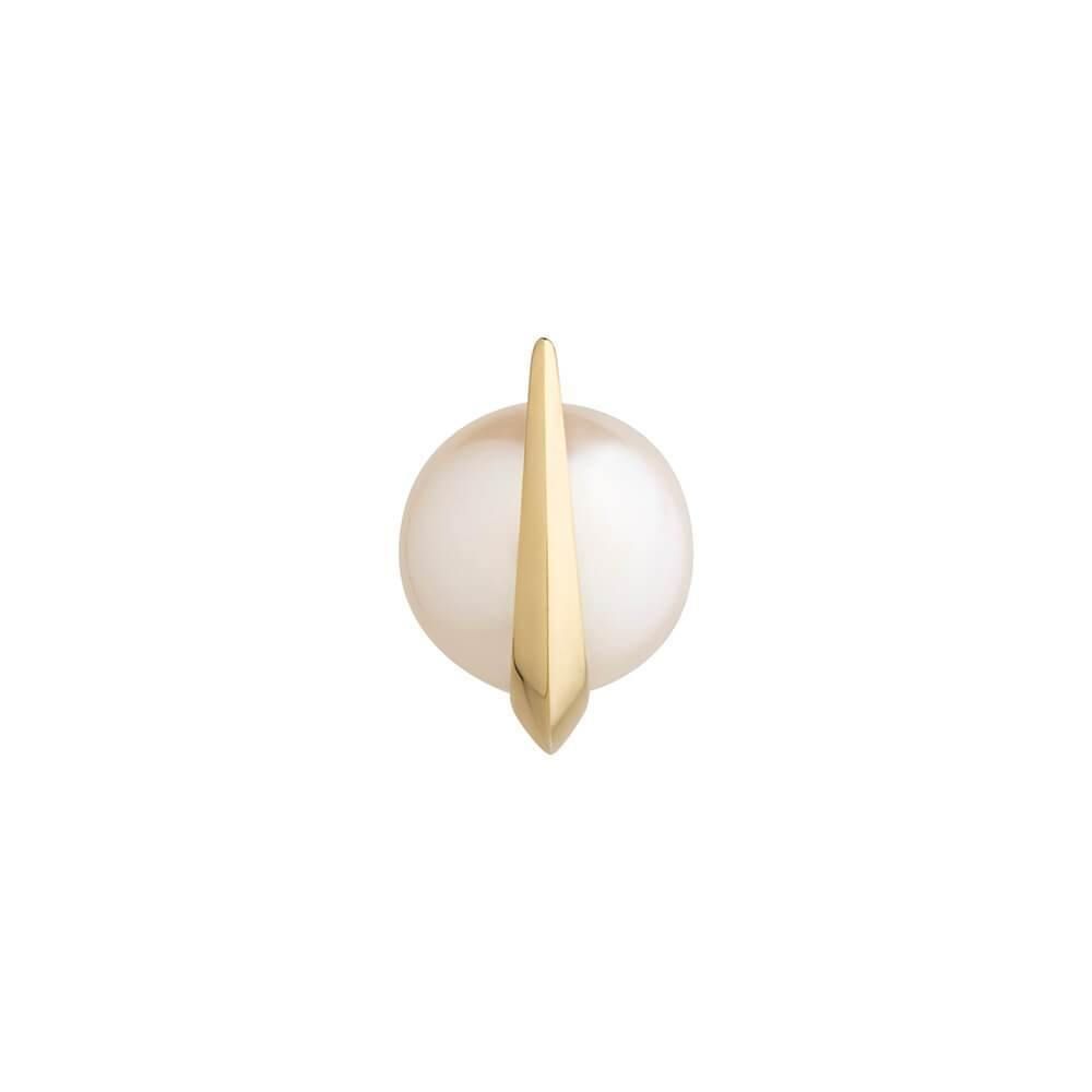 Cosmo Saturn Stud 18k Gold Ohrringe w. Perle