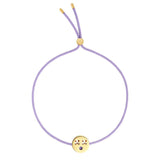 FRIENDS Quirky / Purple 18K Gold Plated Bracelet