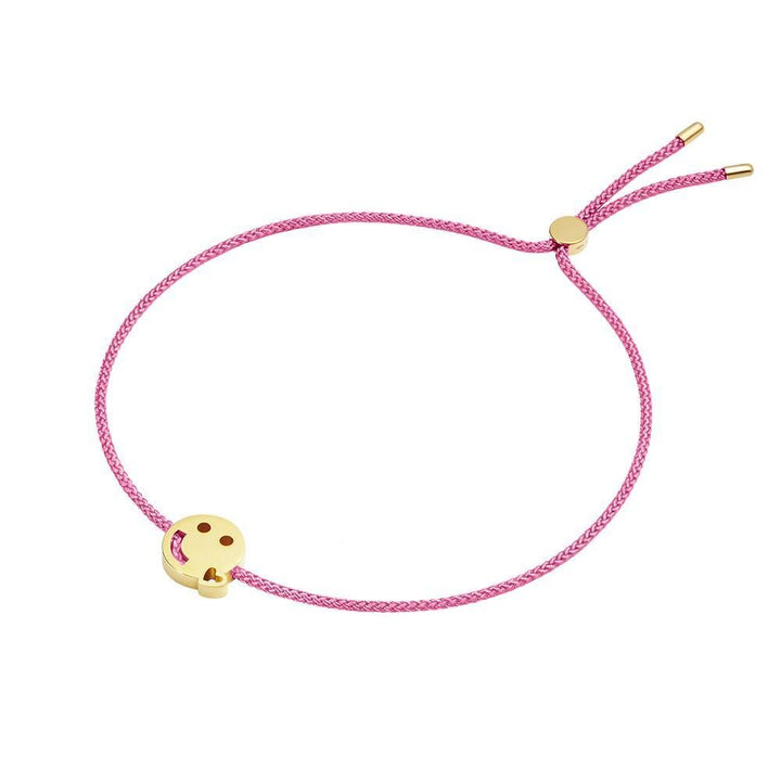 Freunde Pucker / rot 18K Gold plattiert oder Silberarmband
