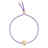 FRIENDS Quirky / Purple 18K Gold Plated Bracelet
