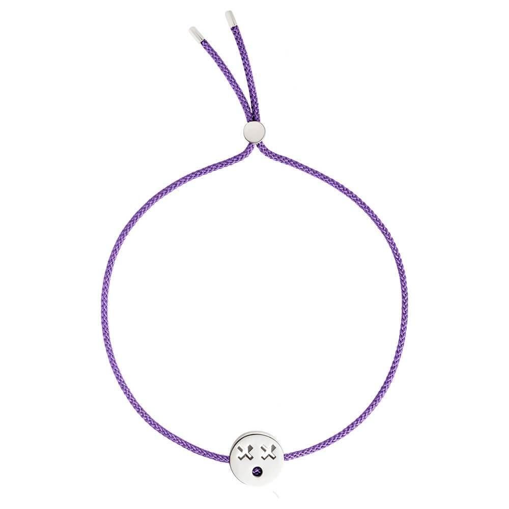 FRIENDS Quirky / Purple 18K Gold Plated Bracelet