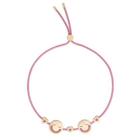 RUIFIER FRIENDS Smitten Hearts Bracelet 18ct Rose Gold Vermeil