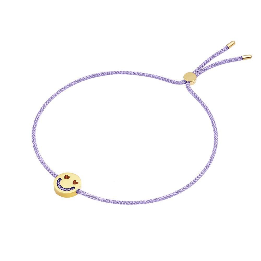 FRIENDS Smitten / Lilac / High Polish 18K Gold Plated Bracelet