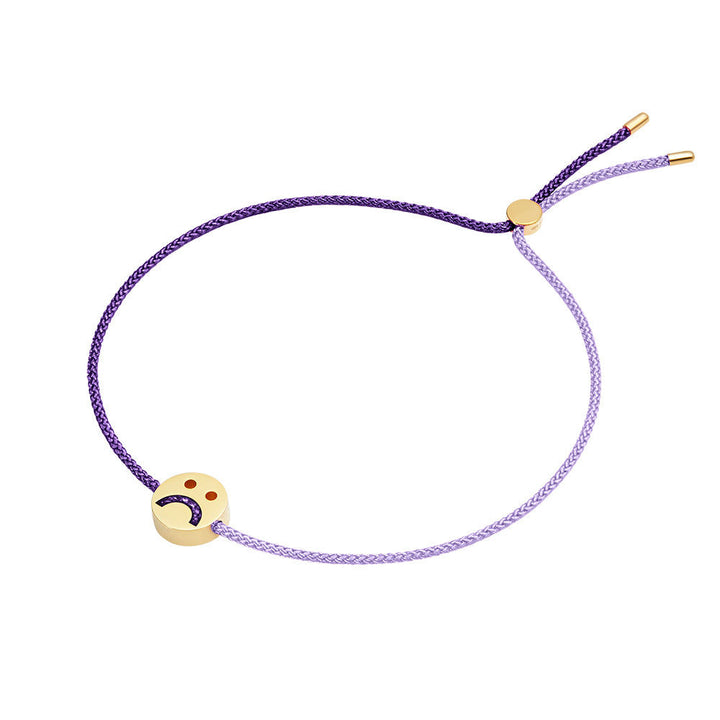 Freunde drehen mich über Lilac & Purple 18K Gold Platted Armband