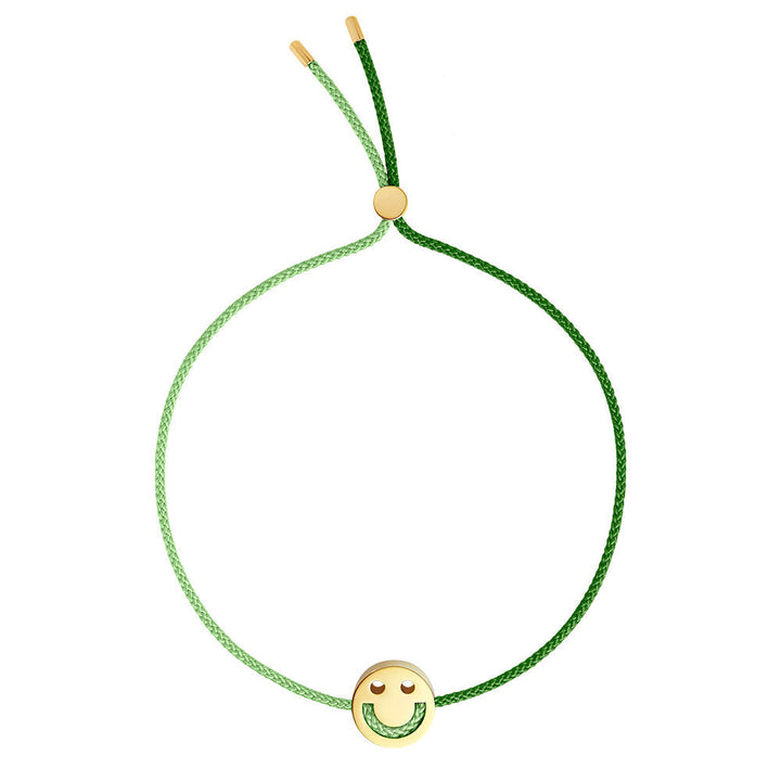 Freunde drehen mich über Moss Green & Green mit 18K Gold -Plattal -Armband