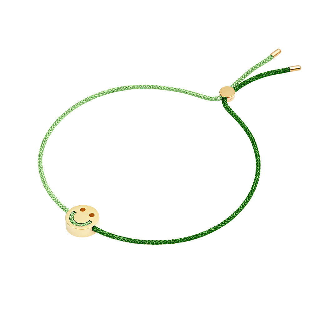 FRIENDS Turn Me Over Moss Green & Green 18K Gold Plated Bracelet