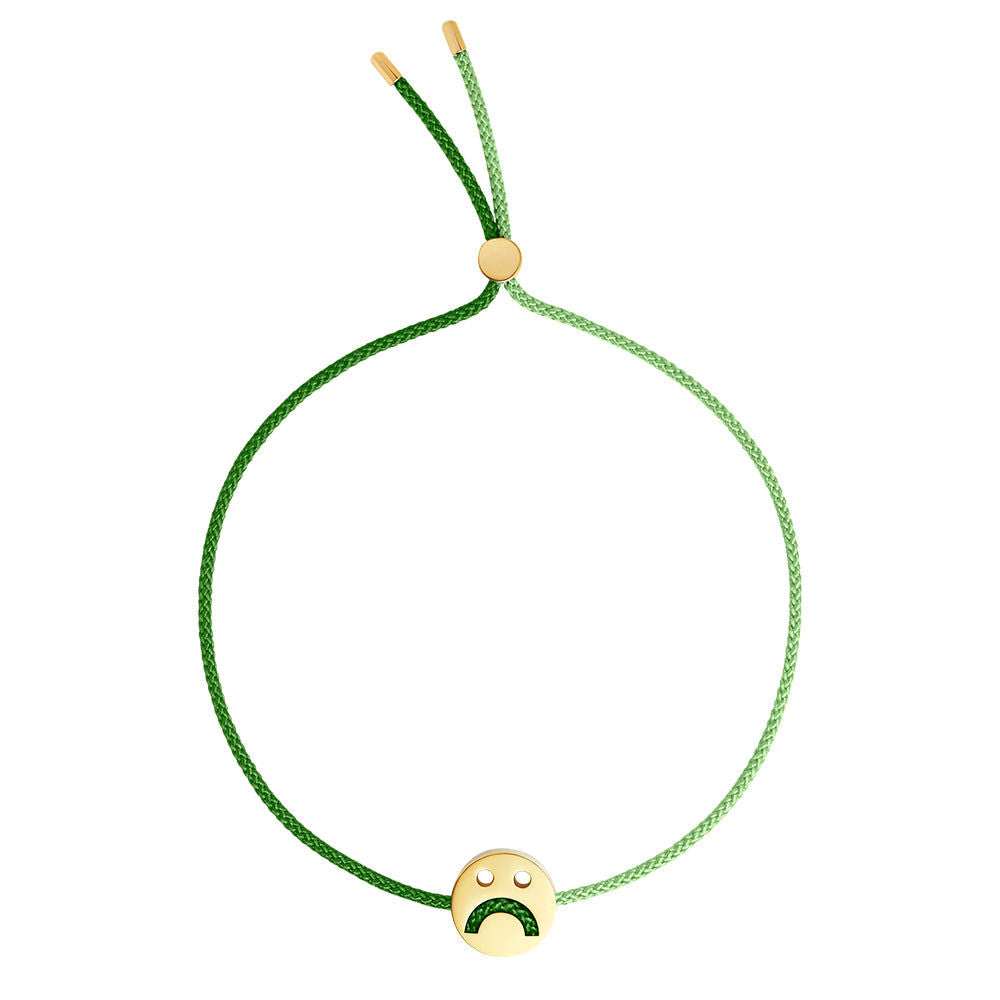 FRIENDS Turn Me Over Moss Green & Green 18K Gold Plated Bracelet
