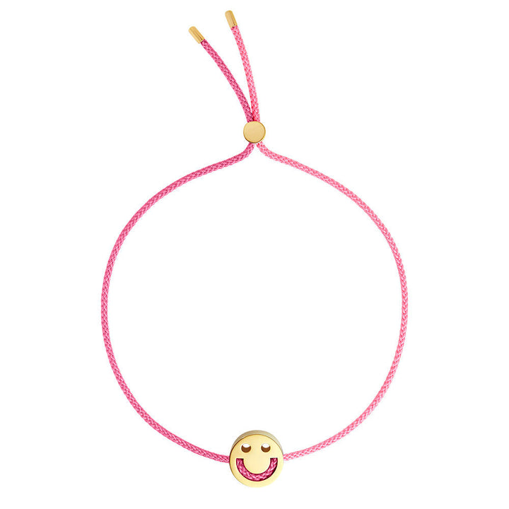 Freunde drehen mich über Rose Pink 18k Gold Plattes Armband