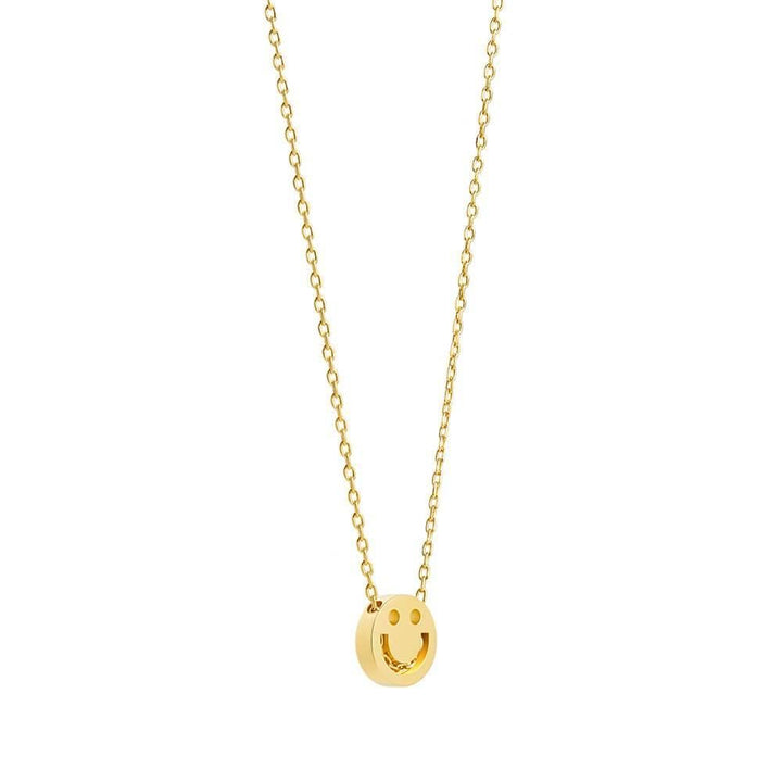 Freunde Happy Chain 18k Gold plattiert oder silberne Halskette