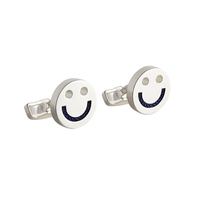 Freunde glückliche silberne Manschettenknöpfe